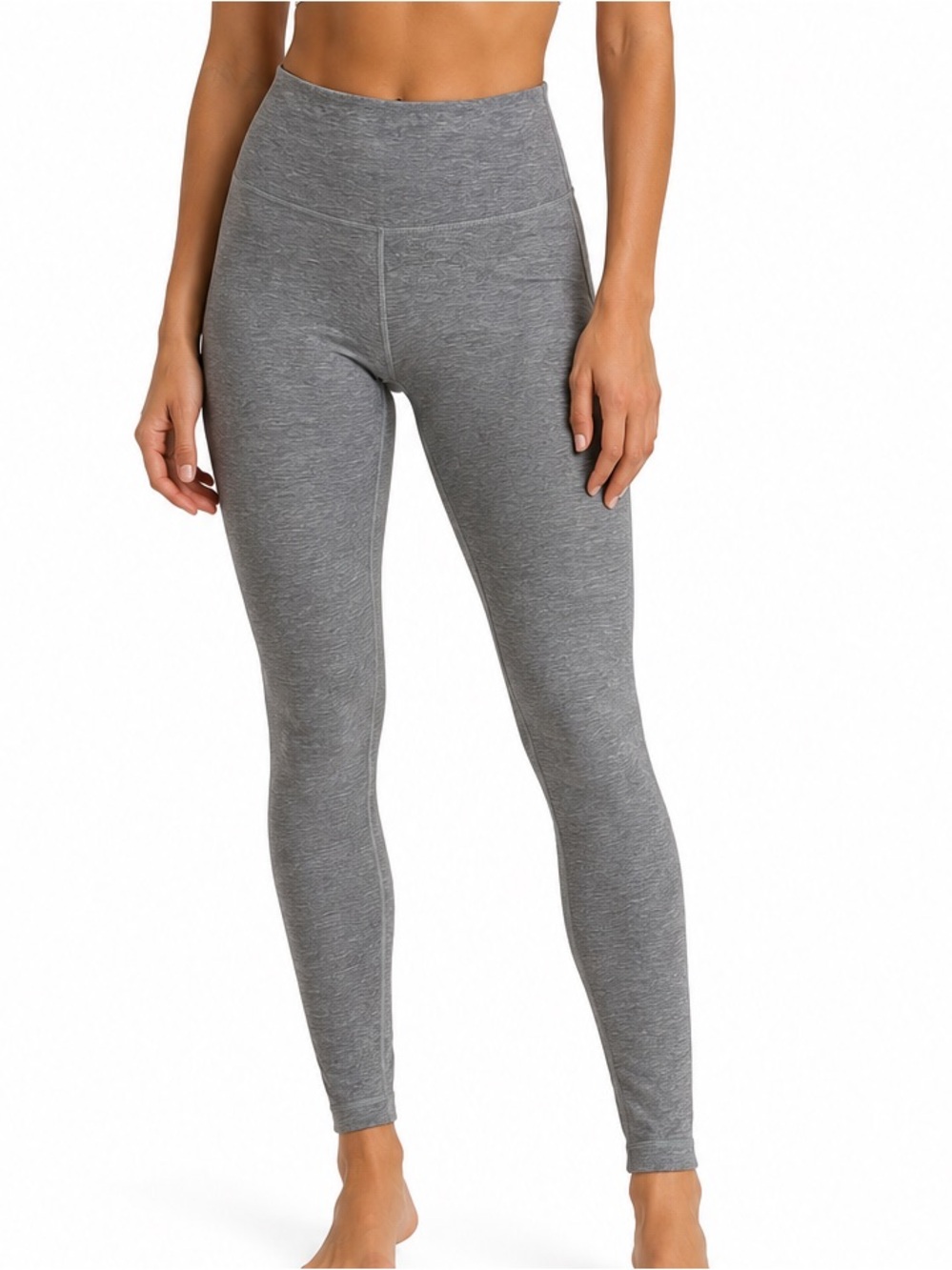 Grey Lululemon Align Nulu Fabric Leggings | * Hole in the back *